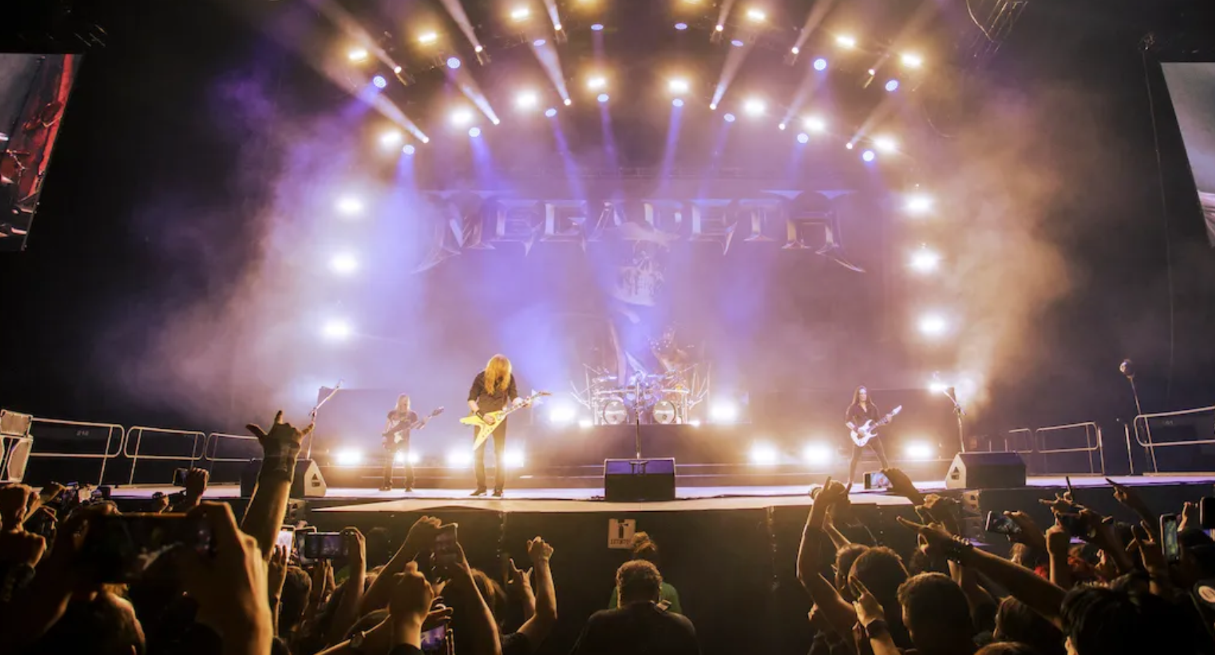 Concierto de Megadeth en la Arena CDMX un éxito